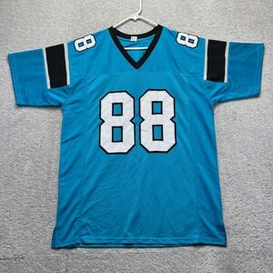 Greg Olsen Signed Jersey Mens XL Blue Carolina Panthers Autographed JSA #88
